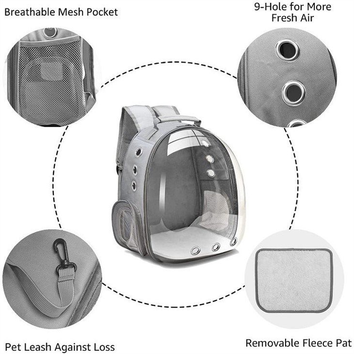 Traveler Bubble Backpack Pet Carriers 