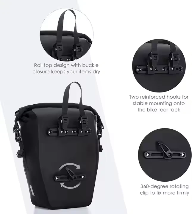 Bike Rear Waterproof Bicycle Pannier Bag