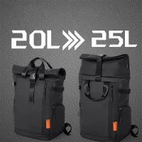 Bolso de computadora urbano con tapa enrollable de moda para ciclismo