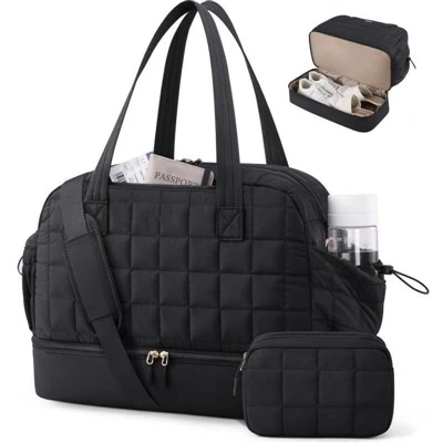 Bolsa de asas térmica acolchada portátil con aislamiento acolchado